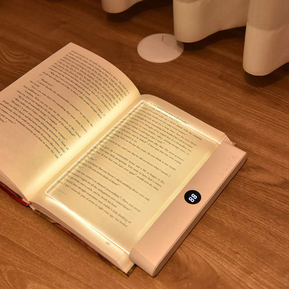 LED Flat Panel Night Vision Reading Light Eye Protection Reading Light Usb Charging Student Night Reading Lamp Book Lamp Indoor